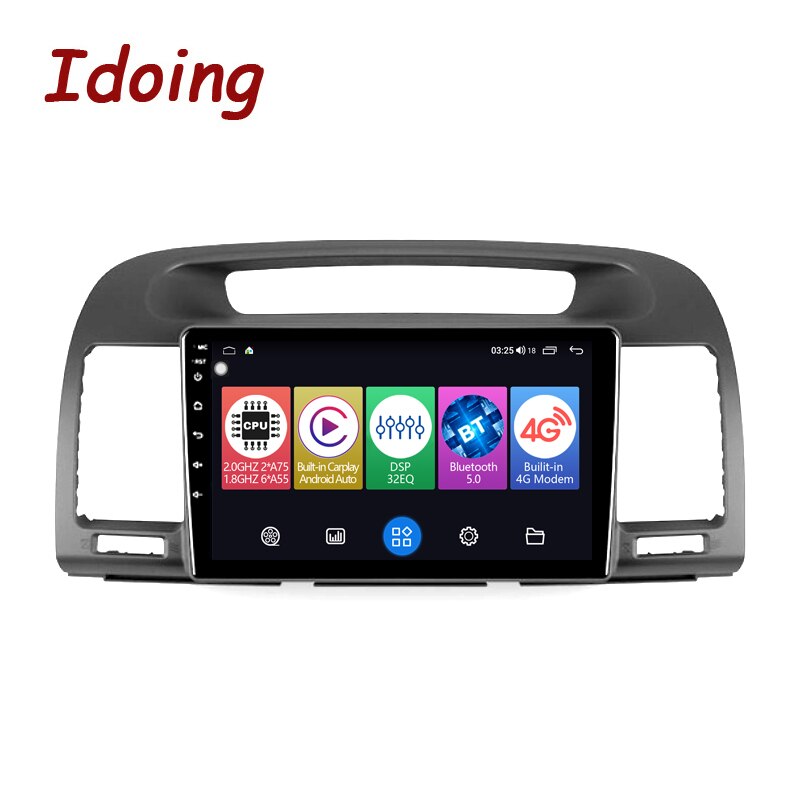 Idoing 9 inch Car Radio Media Player For Toyota Camry 5 XV 30 2001